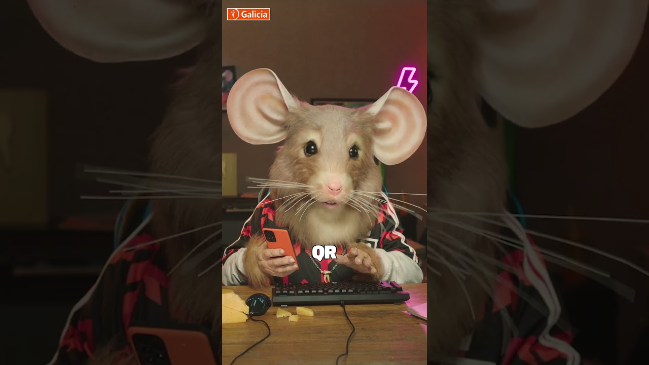 El Ratón Pérez paga en todos los QR con sus tarjetas de crédito