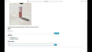 web50 - project 2 - Commerce