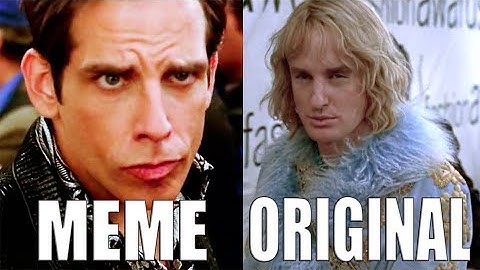 Zoolander MEME VS ORIGINAL 2 || EXCUSE ME BRAH