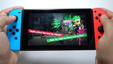 Splatoon 2 Nintendo Switch gameplay