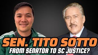 Tito Sen Pinayuhan Mag Apply Bilang Associate Justice Ng Supreme Court