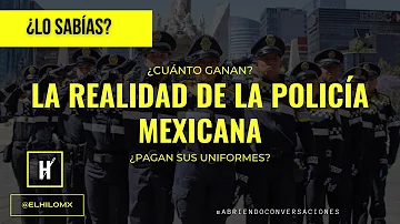 ¿Cuánto ganan los policías en México?