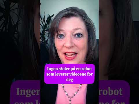 Ingen stoler på en robot 🤖 (Sannheten om KI-video)