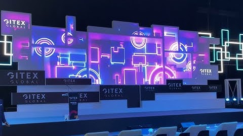 GITEX 2022 Main Stage Animations | Dubai World Trade Centre