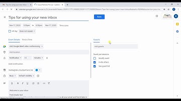 How to create events right from your Gmail inbox