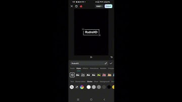 tutorial to do font changing effect in Capcut #capcut