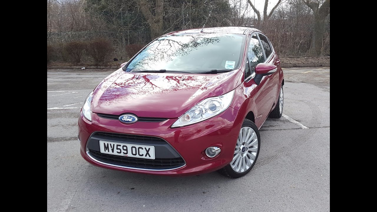 09 59 Ford Fiesta 1 4 Titanium 5dr In Red Youtube