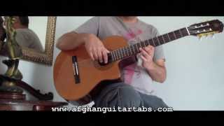 Ahmad Zahir Song Afghan Reggae (Jamaican) Style Guitar Cover. از شب هجران توبه & Lyrics