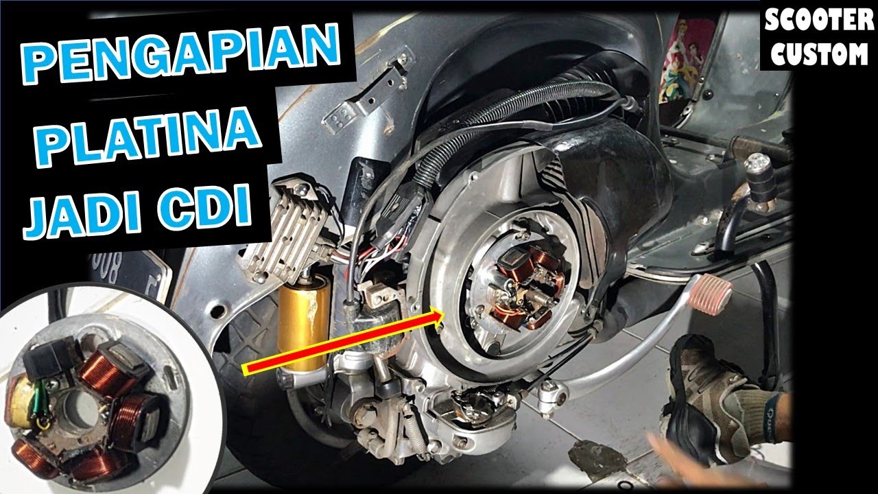 Mengganti pengapian Platina menjadi CDI