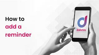 How to add a reminder in forDiabetes mobile app screenshot 4