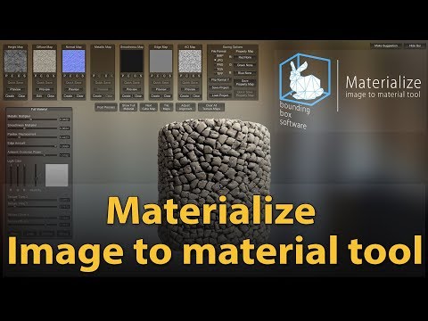How to Convert Images To Tileable 3D Materials with Materialize
