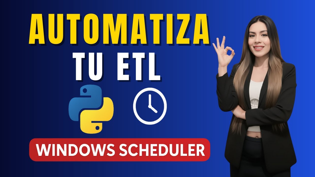 Automatiza tu ETL con Python y SQL Server | ¡Ejecuta tu script SOLO ...