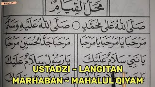 USTADZI أستاذى ~ LANGITAN| Belajar Dibaan Barzanji Nadhom MARHABAN (MAHALUL QIYAM) مولد البرزنجى