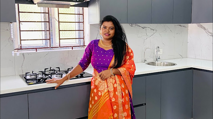 நம்ம புது வீட்டு மாடர்ன் கிட்சன் டூர் | My Spacious Kitchen Tour | 16*16 Kitchen Tour