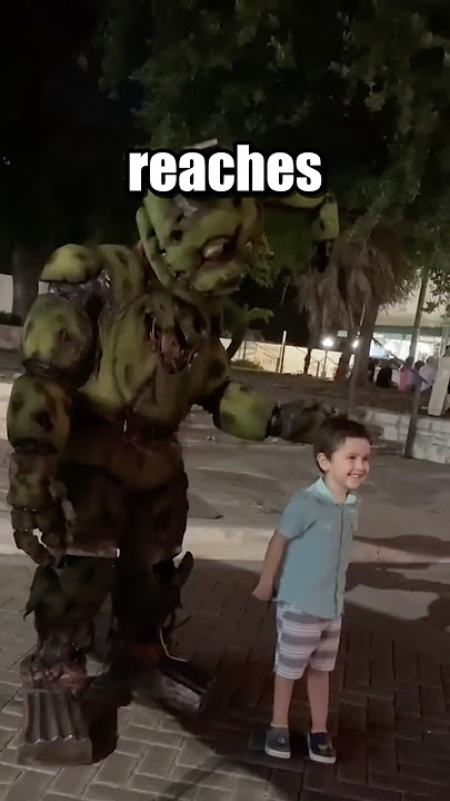 Springtrap Tries Taking A KID in REAL LIFE!💀 #fnaf #shorts #fyp