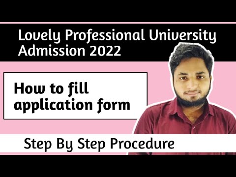 LPU NEST 2022 Registration started| How to fill LPU Application form 2022| LPUNEST form filling 2022