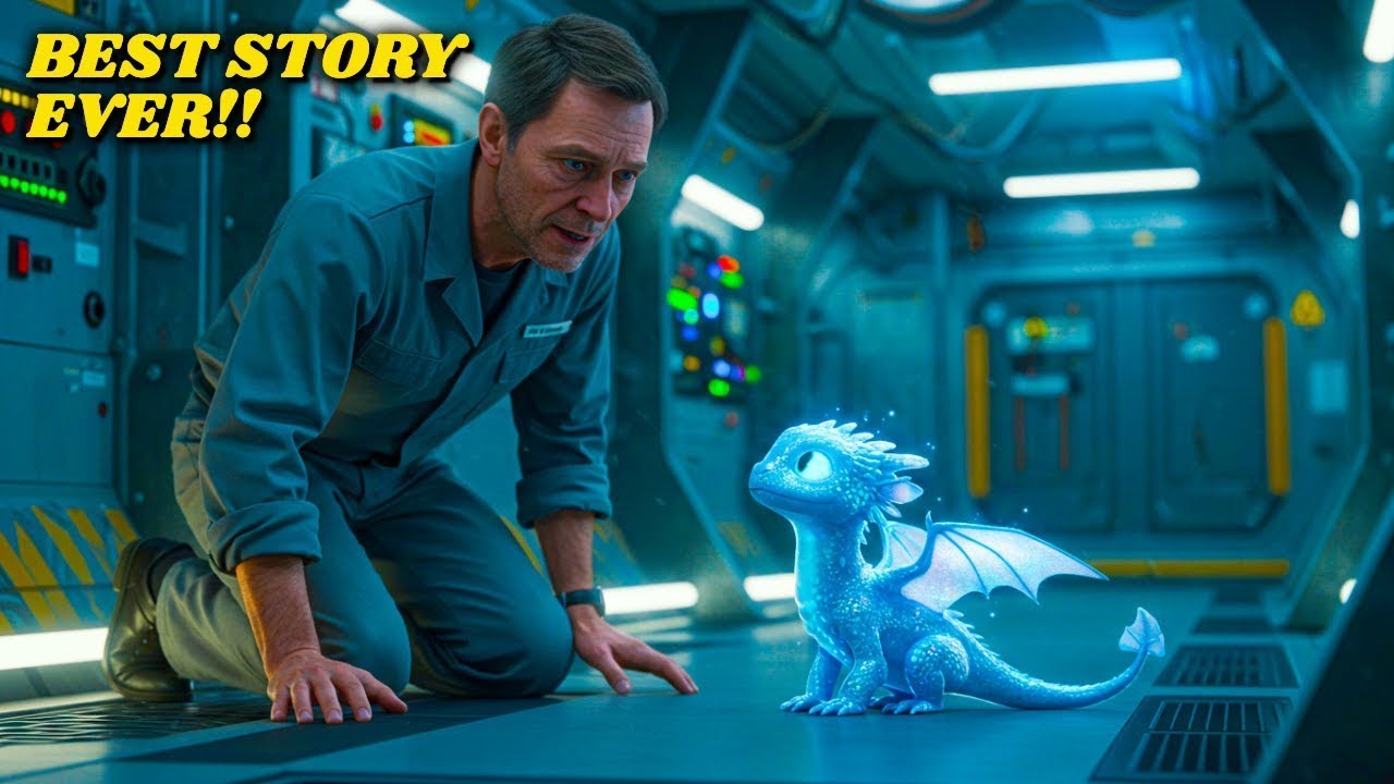 „Kann ich heute Nacht hier schlafen?“, fragte das verlorene Drachenjunge den einsamen Hausmeister.