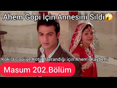 Masum 202.Bölüm- Kokila Gopi'ye Bağırdı. Ahem Annesine Kızdı Ve Karıma Karışma Dedi😲Kıyametler Koptu