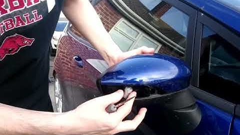 Ford Fiesta 2016 mirror indicator bulb and lense replacement