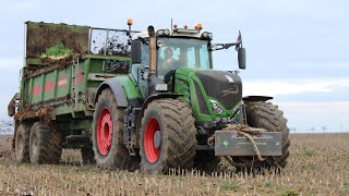 Fendt 936 mit BERGMANN TWS 6240s JCB 438s RADLADER Sachsen- Germany