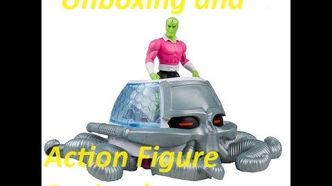 Unboxing DC Direct Super Powers Brainiac Action Figure and Skull Ship (Review)