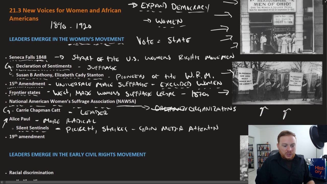 Openstax U.S. History - 21.3 New Voices for Women and African Americans