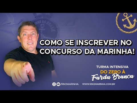 Como se Inscrever no concurso da Marinha!