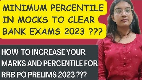 How I scored 90+ percentile in every mock and cleared every Prelims....#banking #rrb #sbi