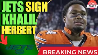 🚨BREAKING NEWS🚨Jets hire Khalil Herbert after Braelon Allen’s serious injury!