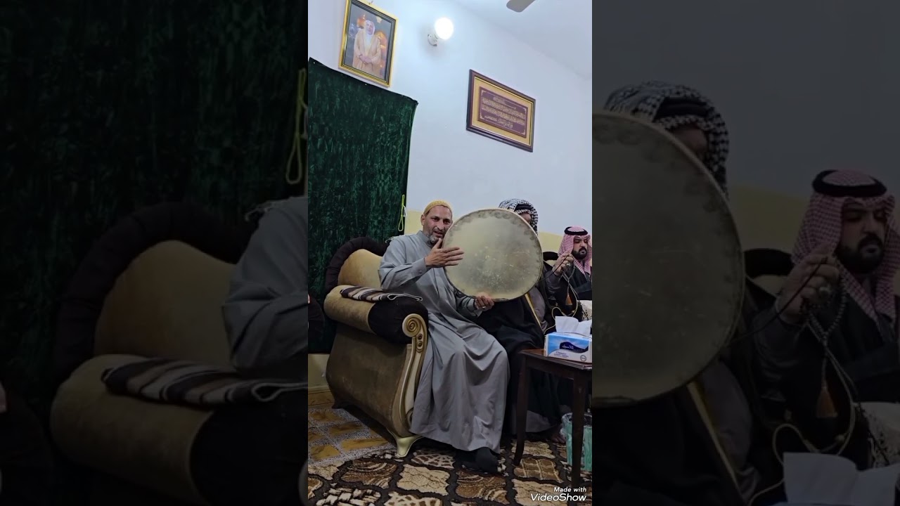 زيارة الشيخ محمد ابو خمره الى بيت محمد الشيخ احسان السعدي