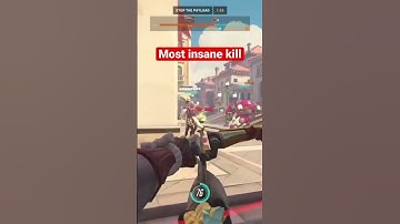 THE MOST INSANE BLIND HEADSHOT IN OVERWATCH #overwatch #overwatch2 #aimbot #hanzo #headshot #fyp