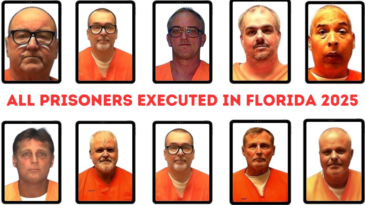 All Prisoners EXECUTED in Florida U.S in 2025 | Final Words, Last Meals & Death Row Secrets Revealed