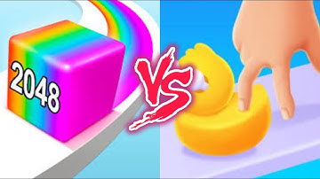 Jelly Run 2048 VS Crushy Fingers- All Levels SpeedRun Gameplay Android iOS Ep1