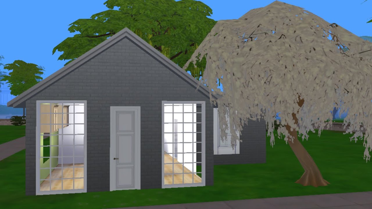 The Sims 4 Tiny House Speed Build CC YouTube