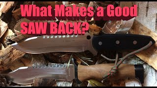 Saw Back Knives, Gimmick, or Useful?