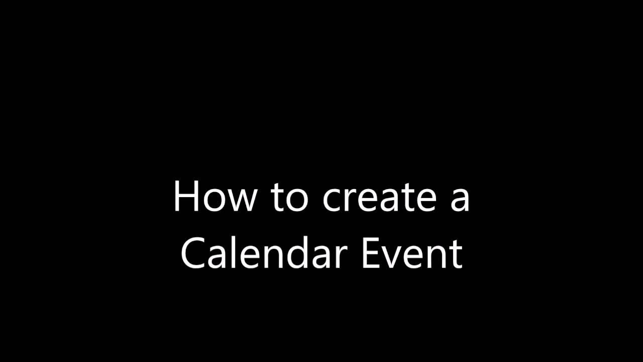 how-to-create-a-calendar-event-in-outlook-webmail-youtube