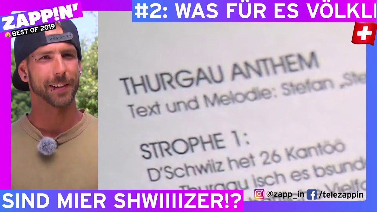 Teil 2 - Best of  Zappin' 2019 - Typisch Schweiz