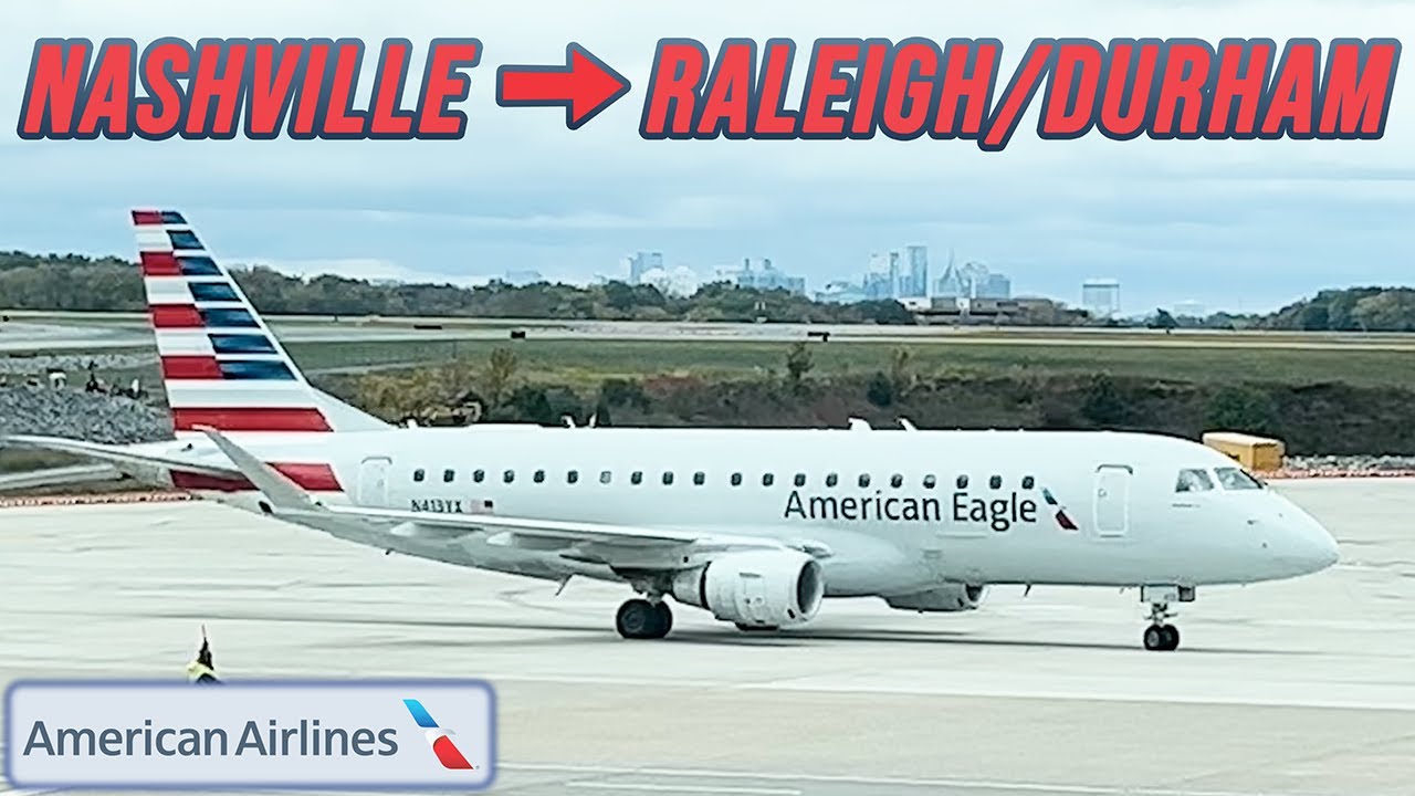 TRIP REPORT | American Eagle (Republic) | Nashville (BNA) - Raleigh/Durham (RDU) | Embraer E175