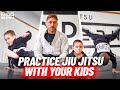 How to Practice Jiu Jitsu with Your Kids | Parent-Child BJJ Games & Drills