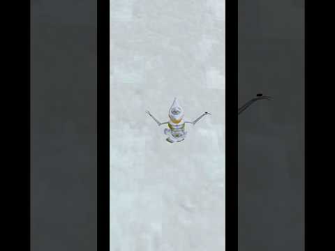 First time snowboarding#animalcompany#funny