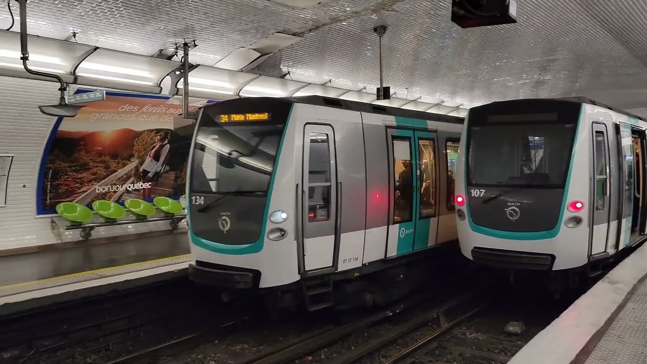 Métro 9 RATP (MF01) - Nation