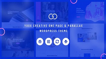 Yoox - Creative One Page & Parallax WordPress Theme | Themeforest Website Templates and Themes