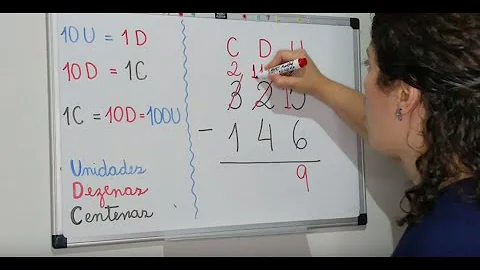 O que é subtração com reagrupamento?