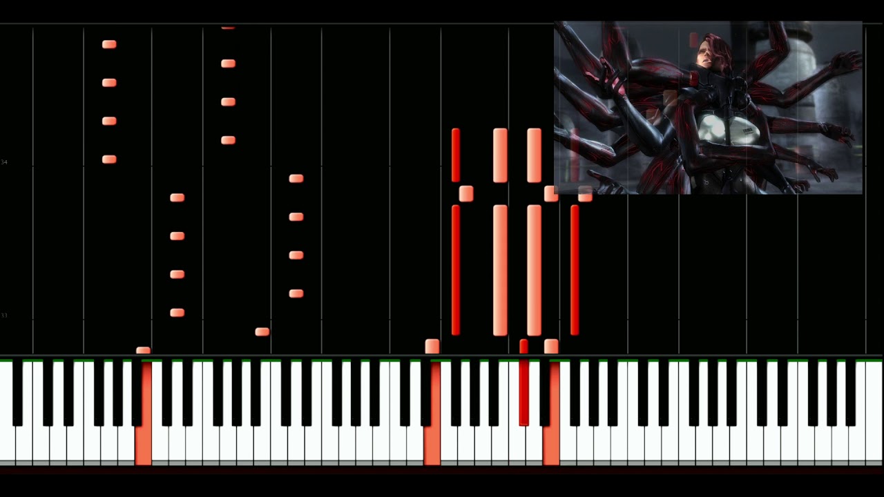 Metal Gear Rising - Stranger I Remain (Mistral's Theme) - Piano Tutorial