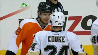 Penguins - Flyers g4 hits, roughs, and goals 4/18/12