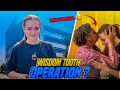 Abbey had to get an operation today swollen mouth daily vlog