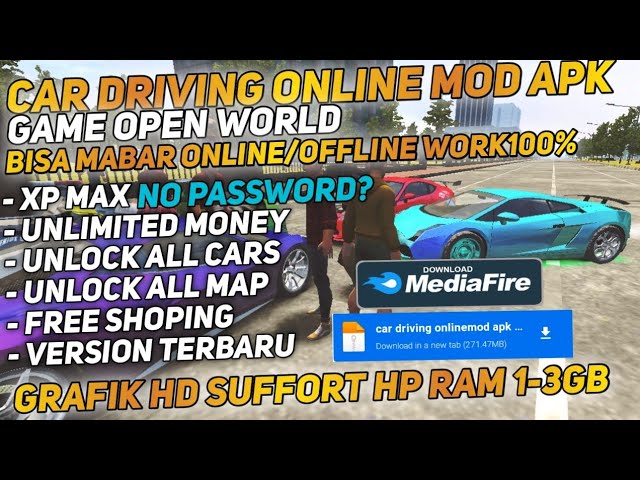 Download Car Driving Online (MOD - Unlimited Money, Mega Menu) 1.2