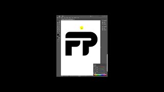 FP Monogram Logo Mordern Style Adobe Illustrator CC - illustrator Tutorials #shorts #youtubeshorts