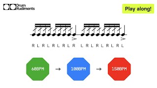 Seventeen Stroke Roll | Learn the 40 Essential Drum Rudiments