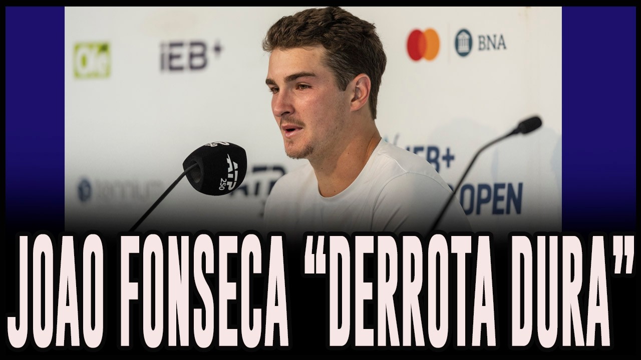 JOAO FONSECA EN CONFERENCIA DE PRENSA: "FUE UNA DERROTA MUY DURA"